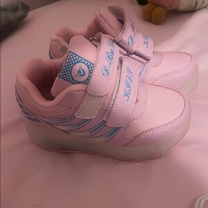 Kids rollerblading sneakers.